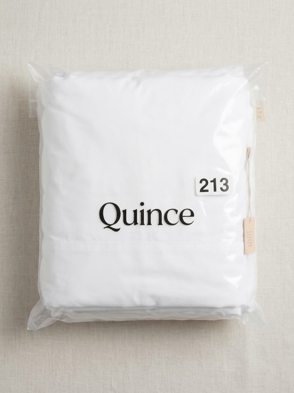 NWT Quince Organic Bamboo Sheet Set - Queen (Fitted & Flat Sheets ONLY - White)